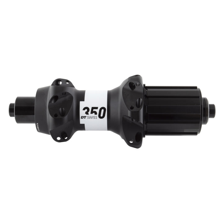 DT Swiss 350 Rear Hub - QR x 130mm Rim Brake HG11 Road BLK 24H Straightpull 36pt Straight Pull