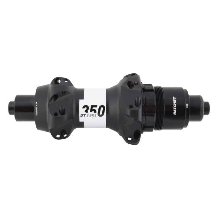 DT Swiss 350 Rear Hub - QR x 130mm Rim Brake XDR BLK 24H Straightpull 36pt Straight Pull