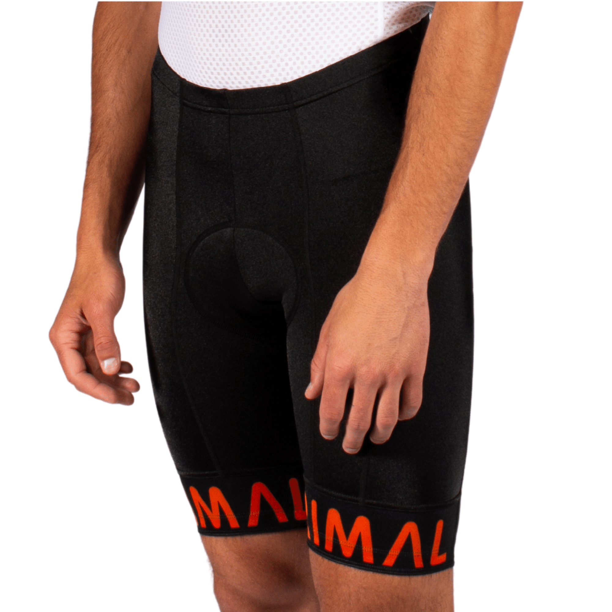 Lunix Men's Orange Prisma Shorts