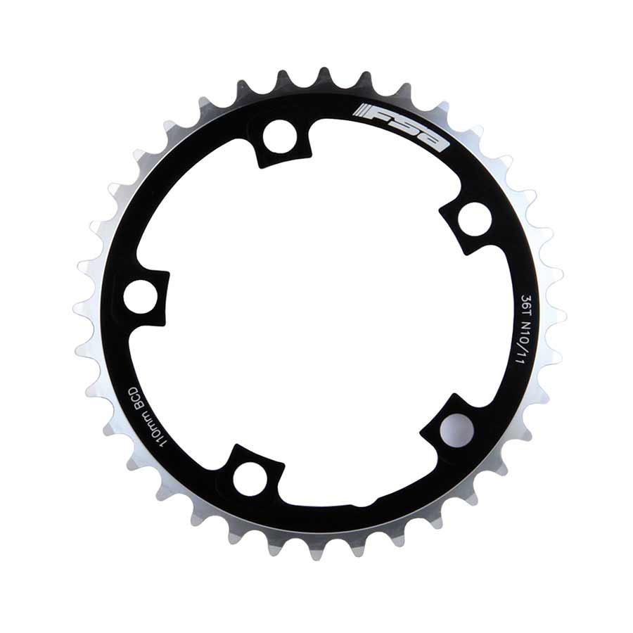 FSA Pro Road Chainring 110BCDx36T Blk/Sil N-10/11