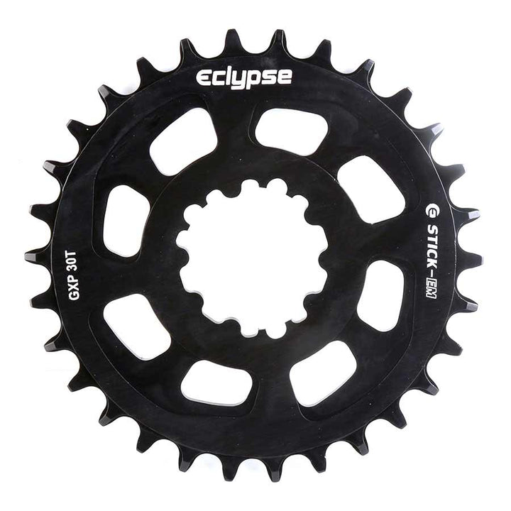 Eclypse Glide-Pro Stick Em DM 34T 9-11sp Direct Mount Chainring Alloy Black 0mm offset