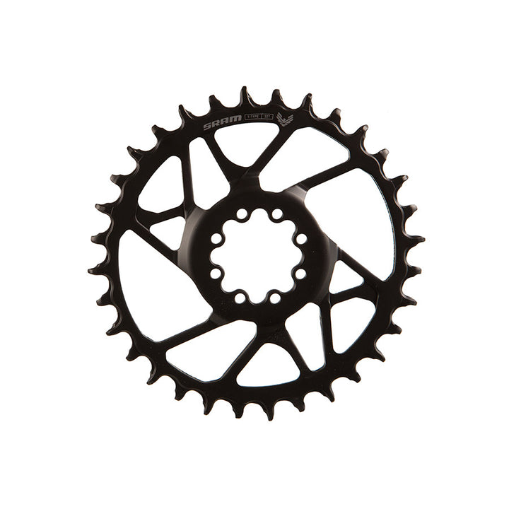 SRAM S1000 Eagle T-Type Direct Mount Chainring - 32t 12-Speed 8-Bolt Direct Mount 3mm Offset Steel BLK