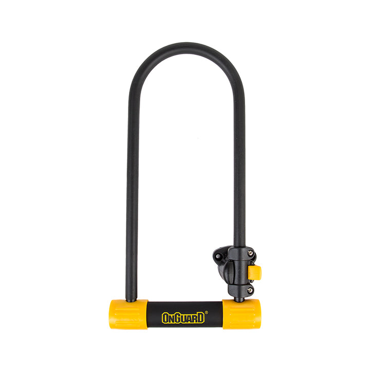 OnGuard BullDog Series U-Lock - 4.5 x 11" Keyed BLK/YLW Includes bracket
