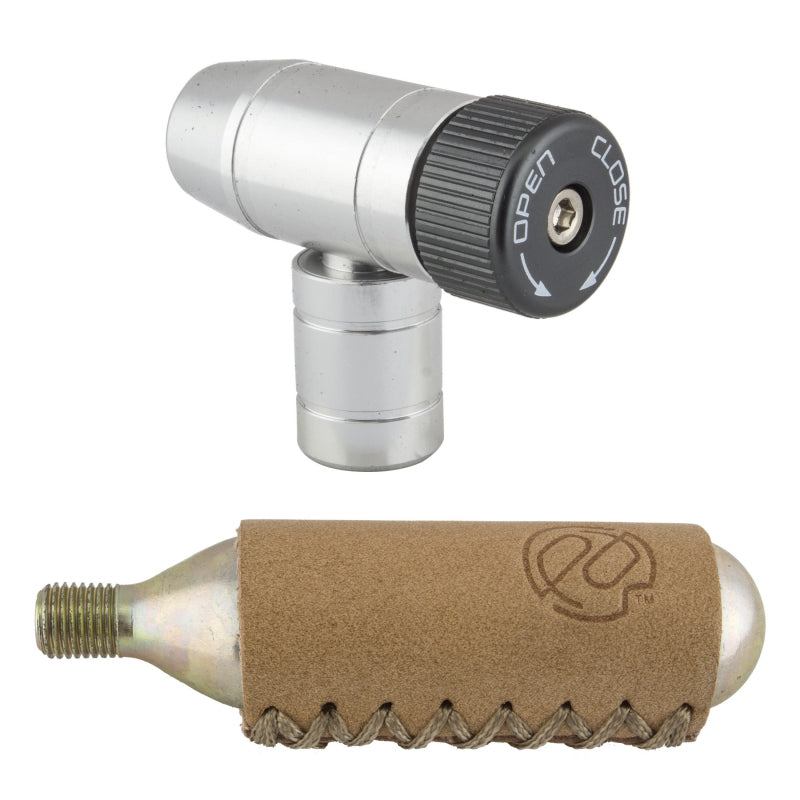 Portland Design Works Shiny Object CO2 Inflator: 16g Cartridge with Sleeve