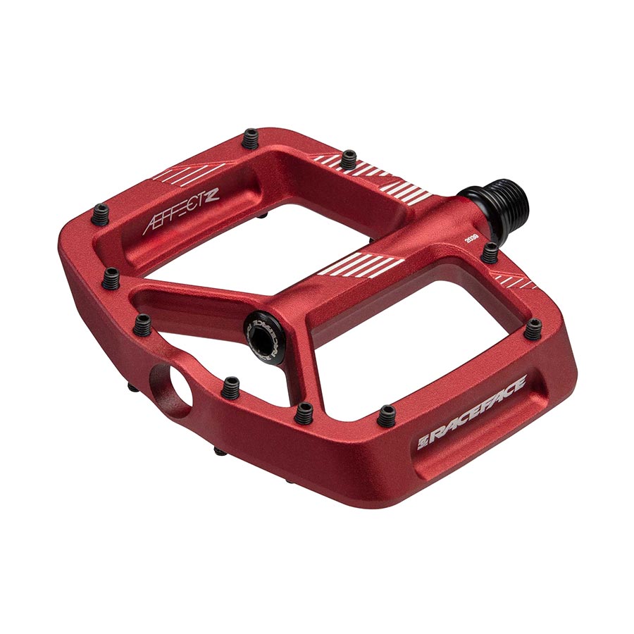 RaceFace Aeffect R Pedals - Platform Aluminum 9/16" Red
