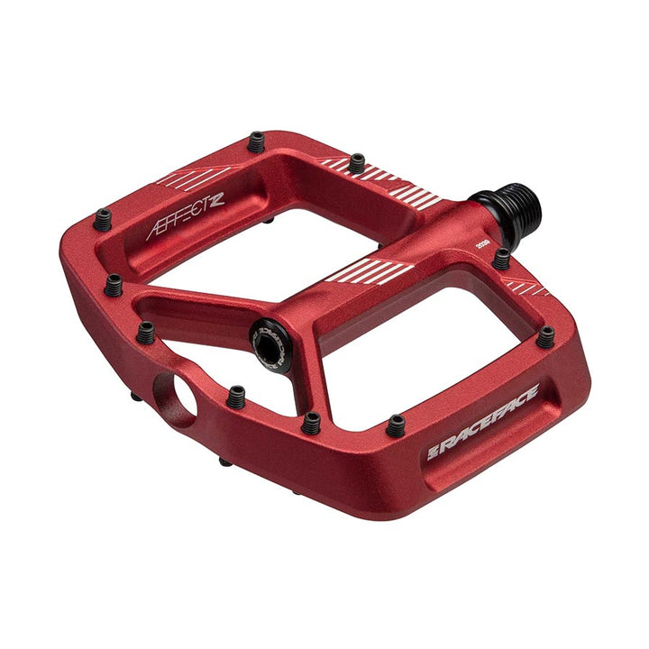 RaceFace Aeffect R Pedals - Platform Aluminum 9/16" Red