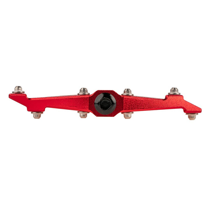 RCG Trailhead Platform Pedals Body: Alloy Spindle: Cr-Mo 9/16 Red Set