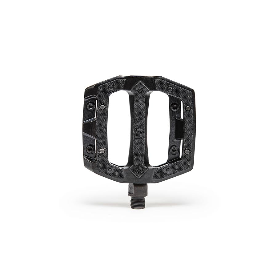 Eclat Slash Alloy Platform Pedals Body: Aluminum Spindle: Cr-Mo 9/16 Black Pair