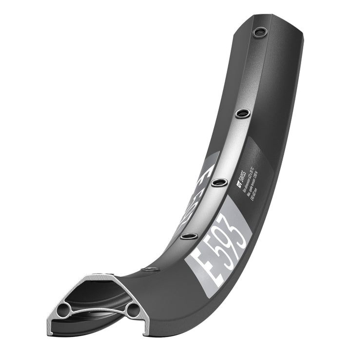 DT Swiss E 593 Rim - 29" Disc Black 32H