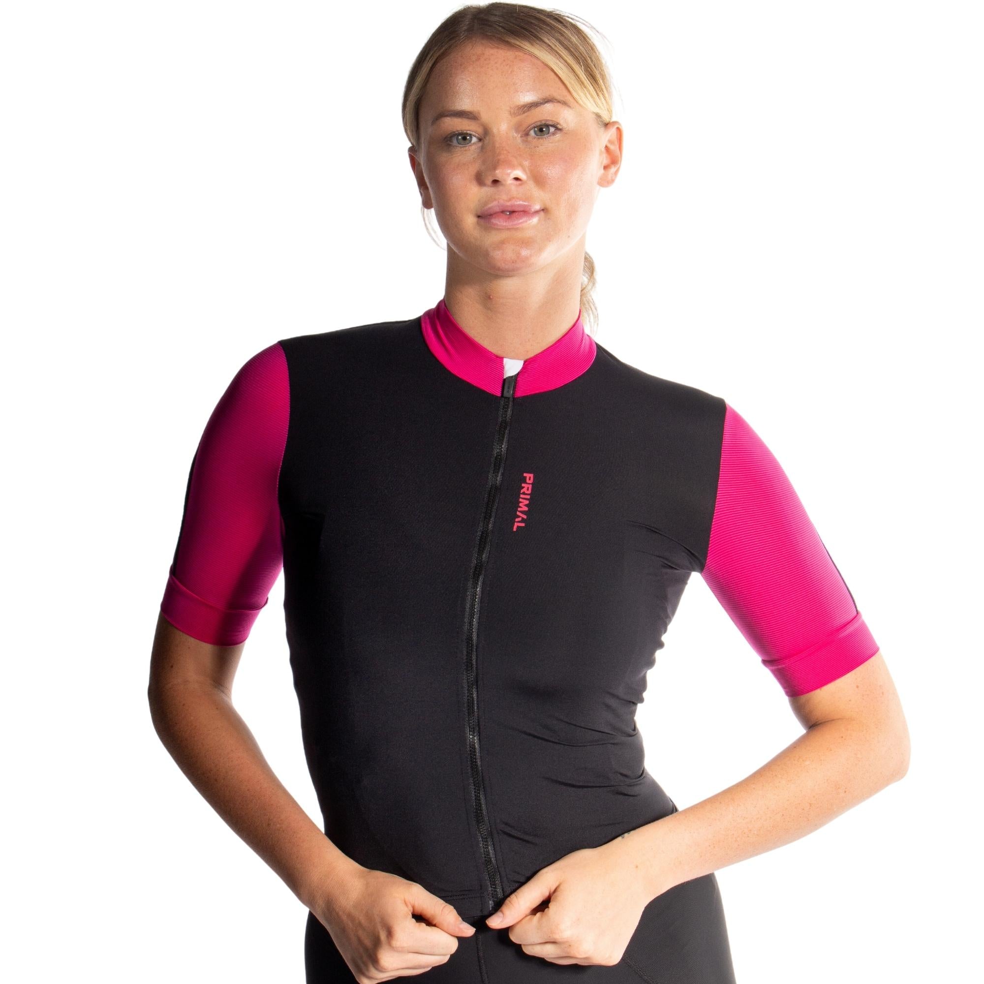 Alitios Women's Black/Pink Vertos Jersey