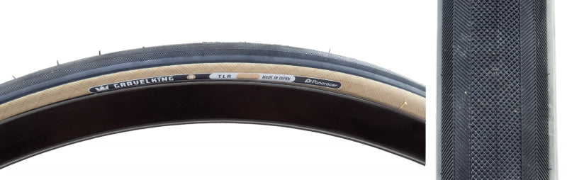 Panaracer GravelKing R Tire - 700 x 40 Tubeless Folding Black/Amber