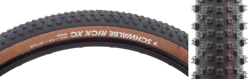 Schwalbe Rick XC Pro Tire - 29 x 2.40 Tubeless Folding BLK/Transparent Evolution Line Pro Addix SpeedGrip