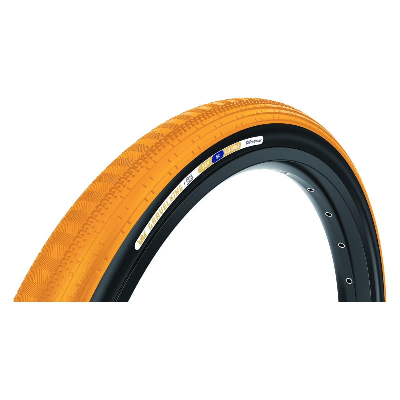 Panaracer GravelKing SS Tire - 700 x 40 Tubeless Folding Honey Butter/Black