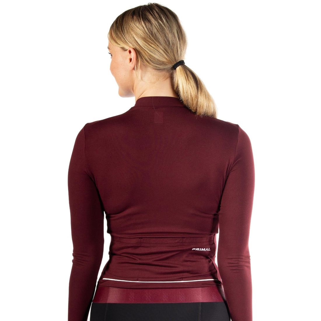 Alitios Women's Maroon Long Sleeve Vertos Jersey