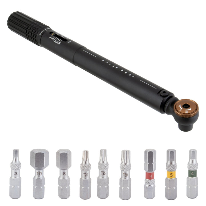 Topeak Torq Stick Wrench - 4-20Nm 9p Bit Set