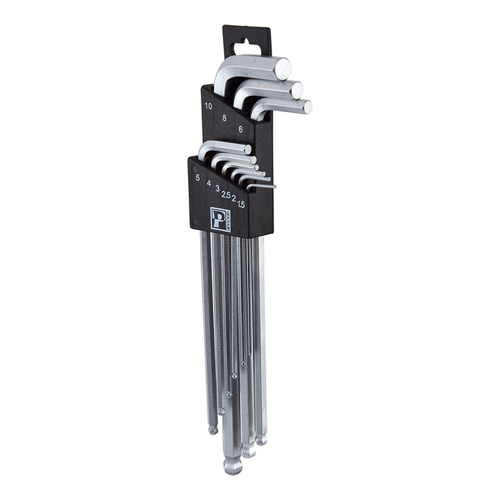 Pedros L-shaped hex wrench Set of 9