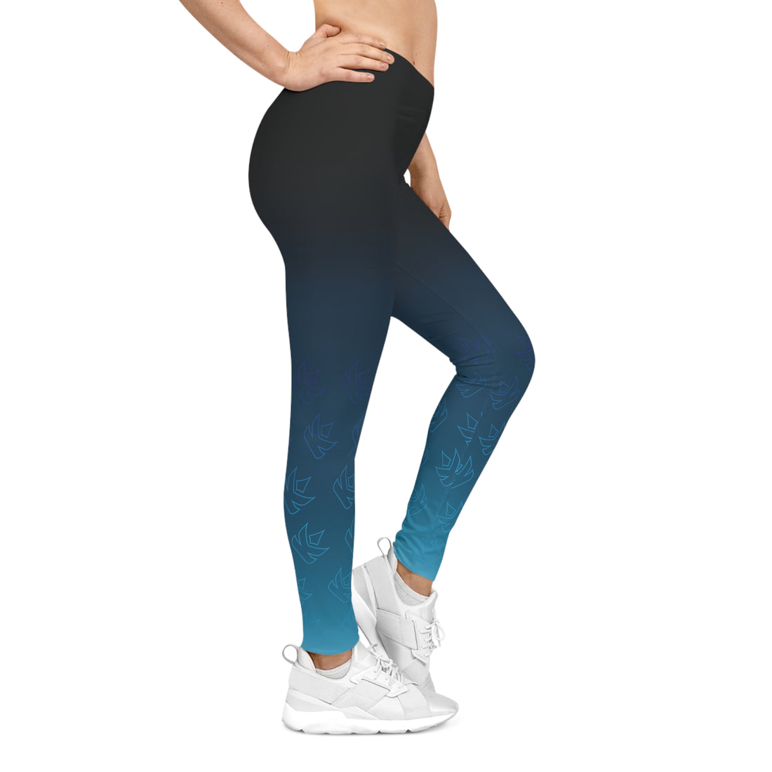 Kings Women's Casual Leggings Blue