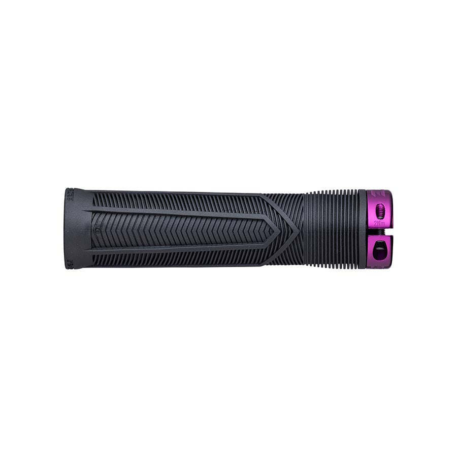 RaceFace Chester Grips - Lock-On Black/Purple 34mm