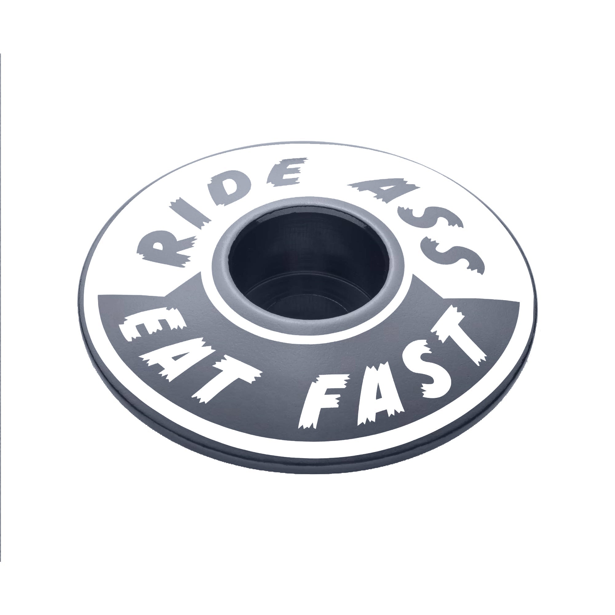 Ride Ass Eat Fast Bicycle Headset Cap