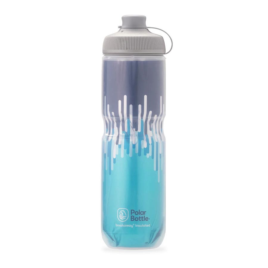 Polar/Hydrapak Breakaway Muck Insulated 24oz Water Bottle 710ml / 24oz Slate Blue/Turquoise