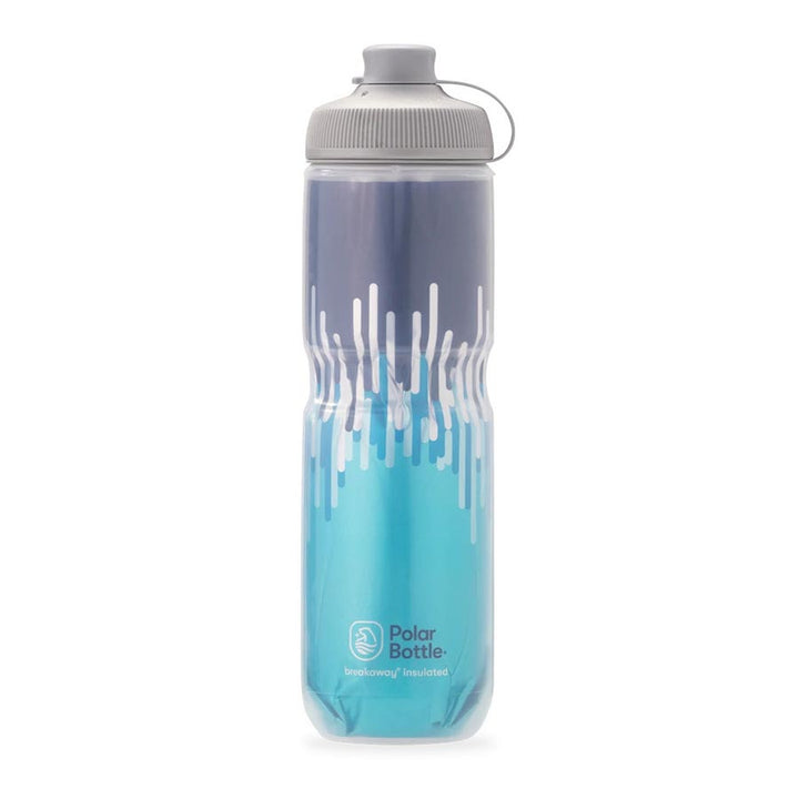Polar/Hydrapak Breakaway Muck Insulated 24oz Water Bottle 710ml / 24oz Slate Blue/Turquoise