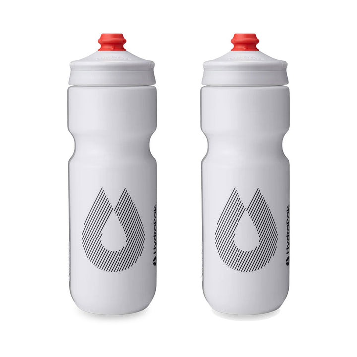 Polar/Hydrapak Breakaway Surge 2 pack Water Bottle 740ml / 25oz White Set