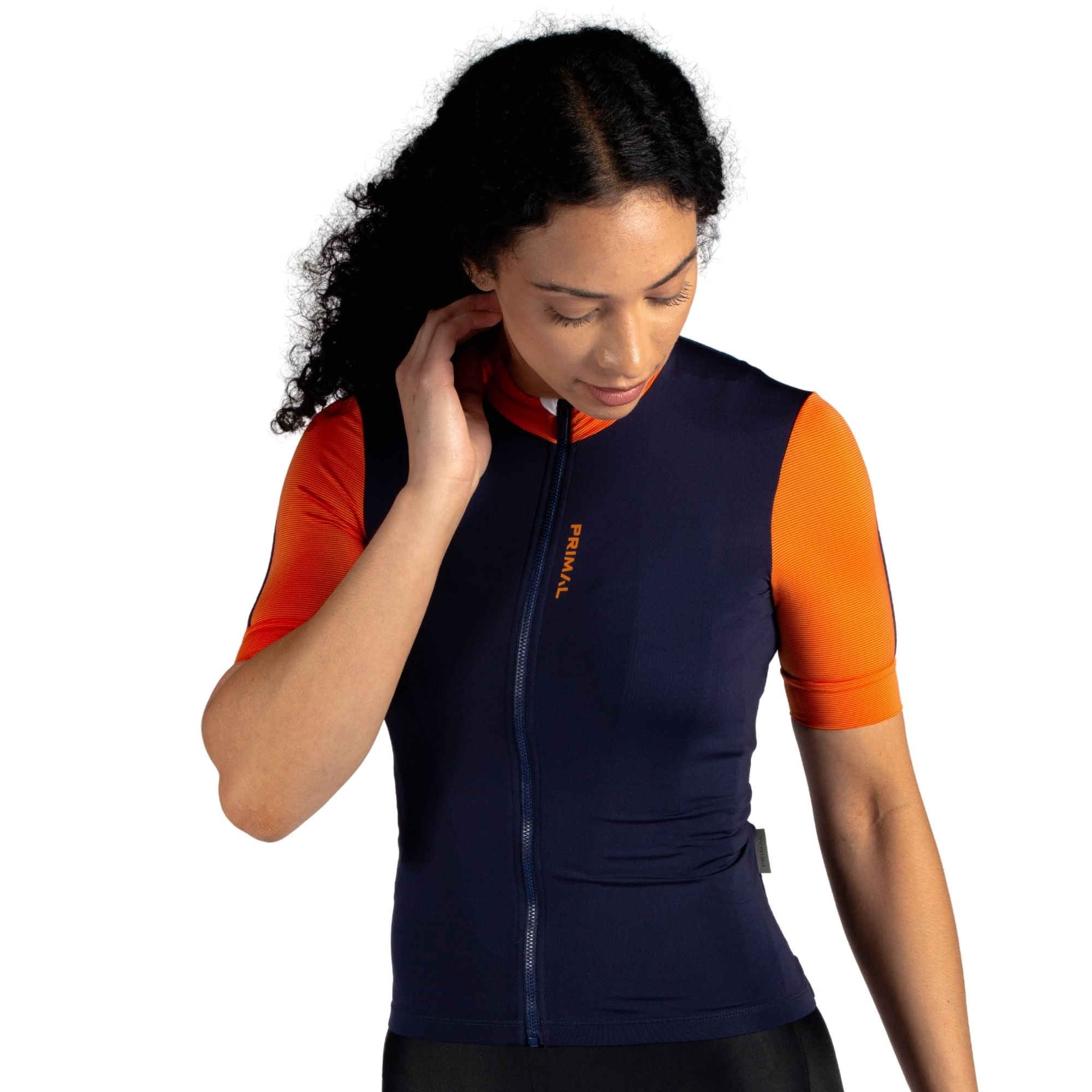 Alitios Women's Navy/Orange Vertos Jersey