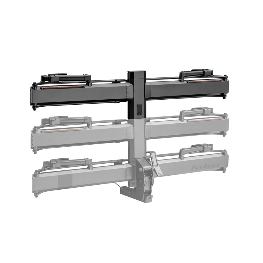 Piston Pro X Hitch Bike Rack Add-On - 1-Bike LED Lights 4-Pin Plug Kashima Coat Galaxy Gray