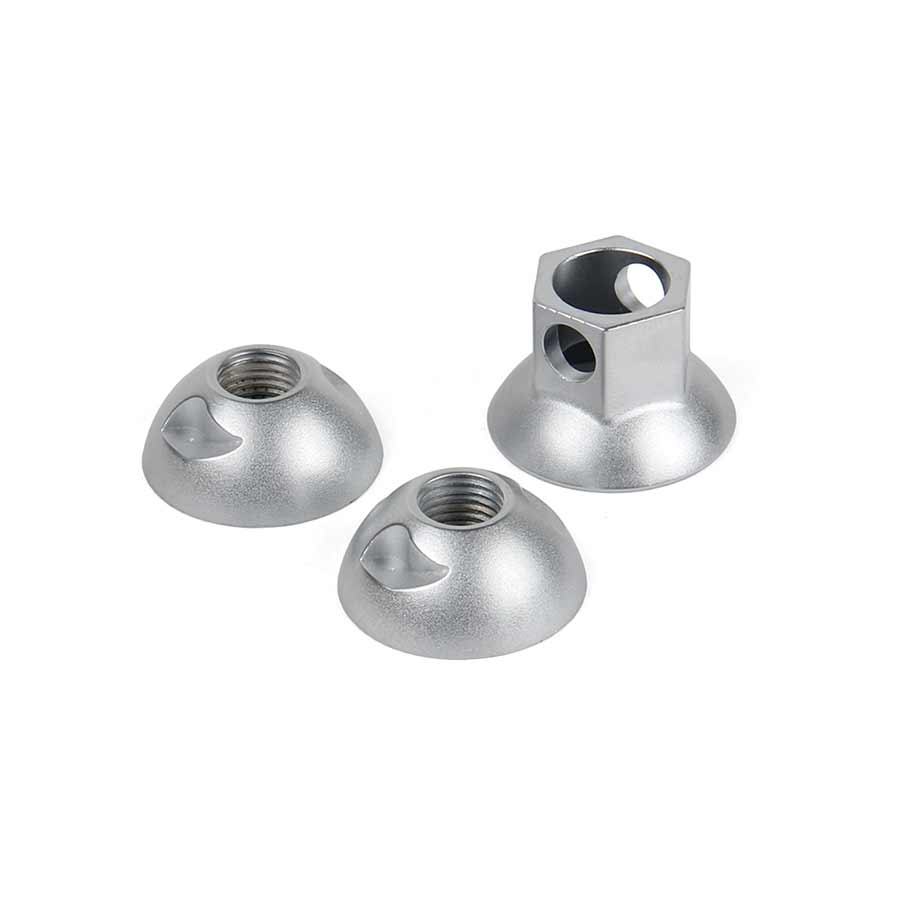 Pinhead 3/8" Solid Axle Locking Nuts