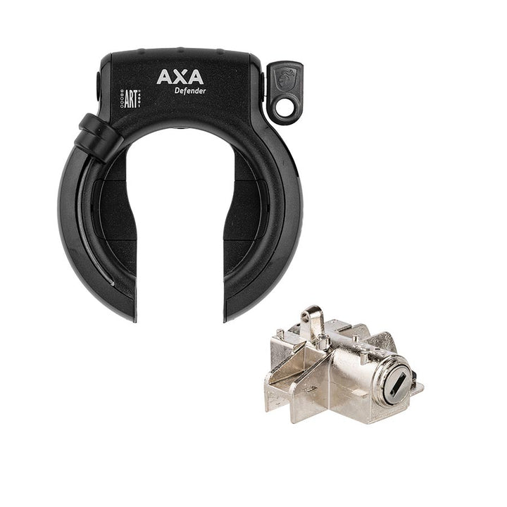 AXA Defender Ring Lock w/Bosch Battery Pack Lock - Tube Style