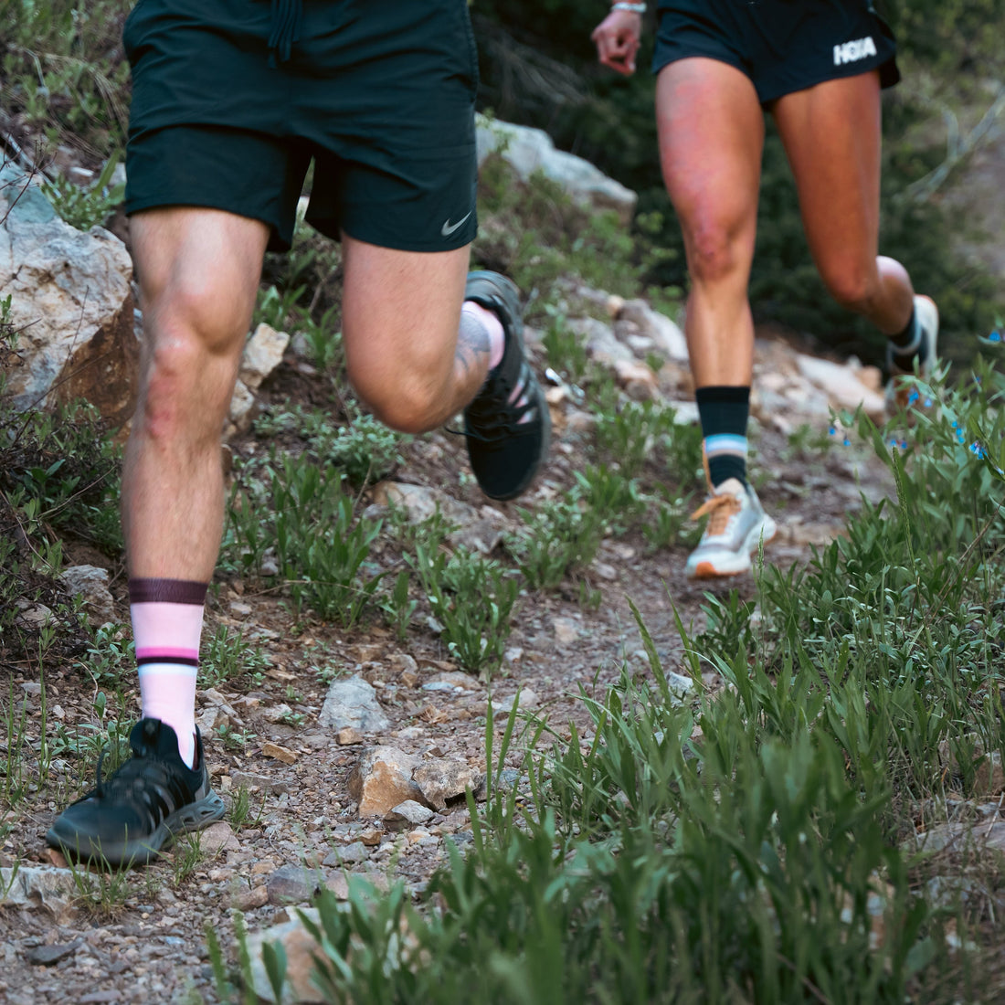 Mid-Stripe Crew Sock