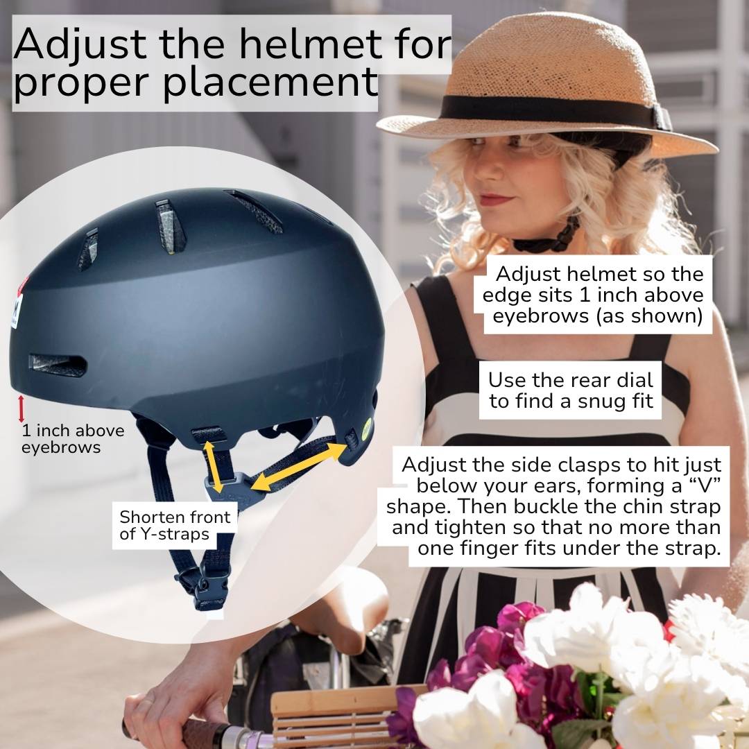 MIPS Helmet + Shibori Blue Straw Hat Bike Helmet Cover