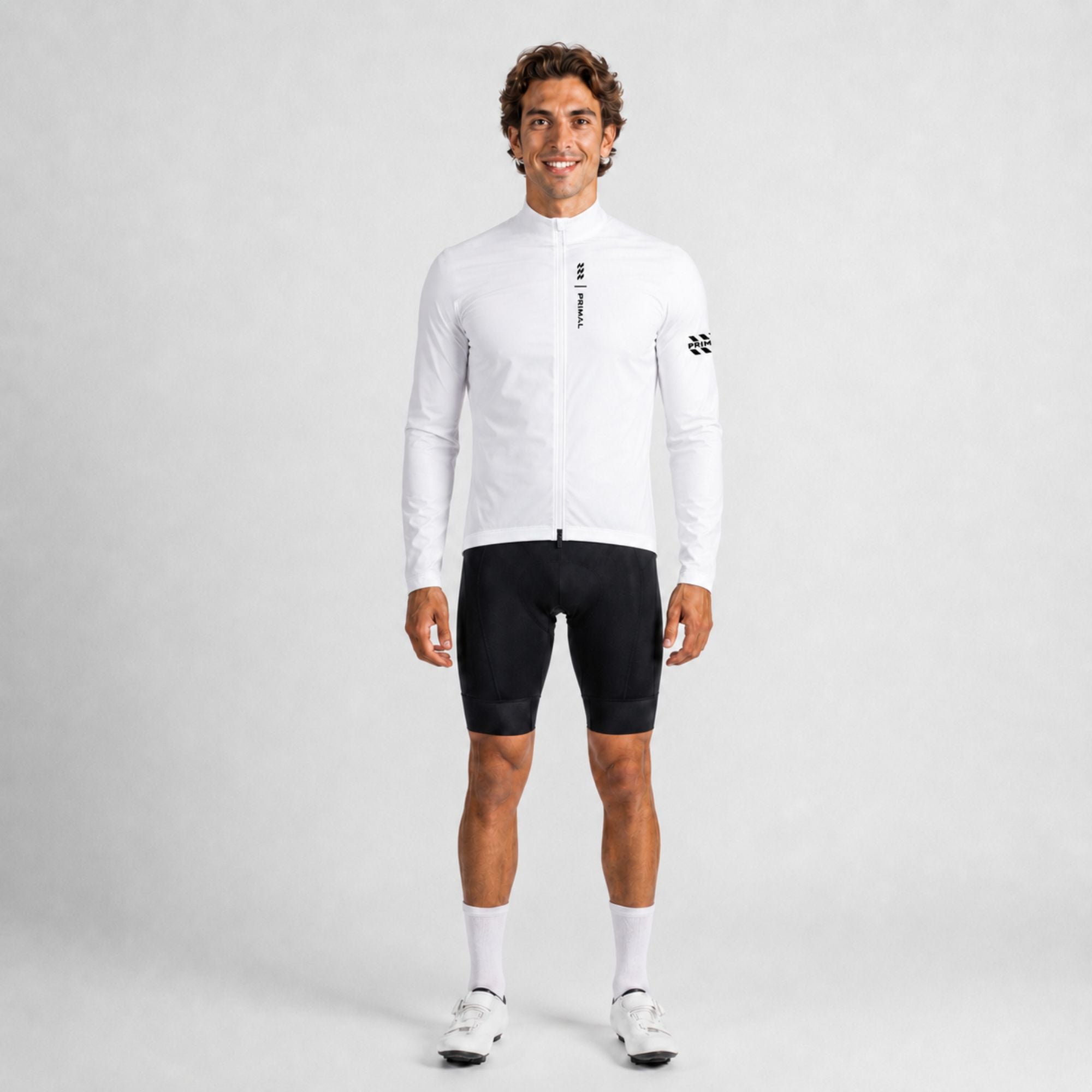 Alitios Men's White Etheros Rain Jacket