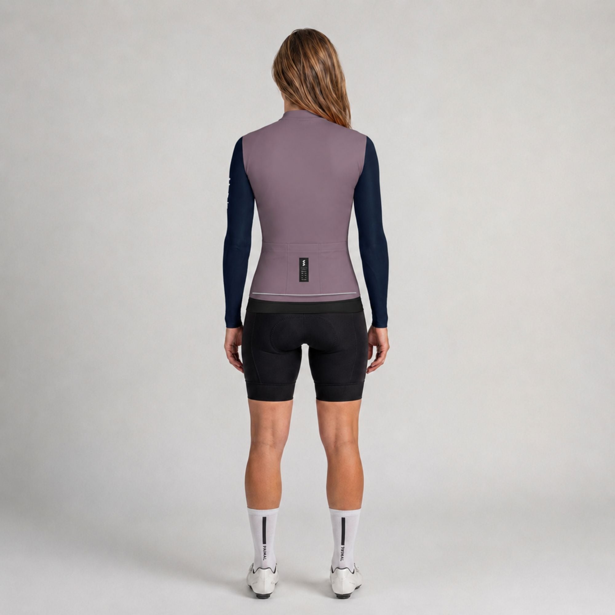 Alitios Women's Pink/Navy Long Sleeve Vertos Jersey