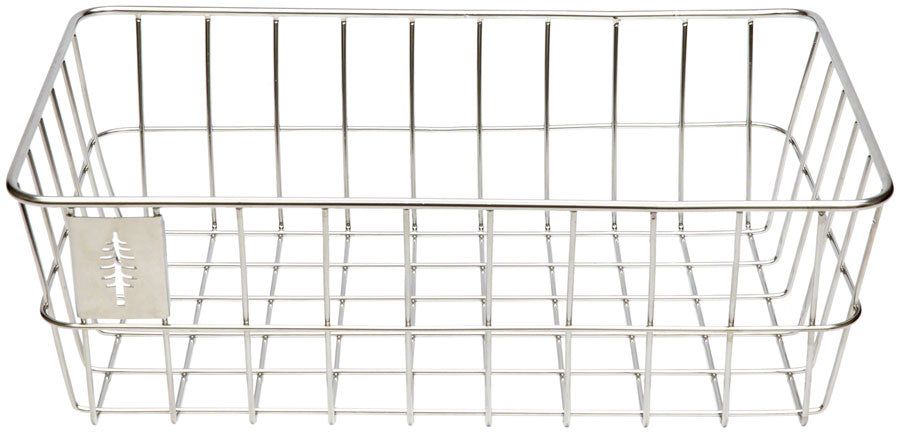 Portland Design Works Timber to Town ZigZag Basket - Silver Medium