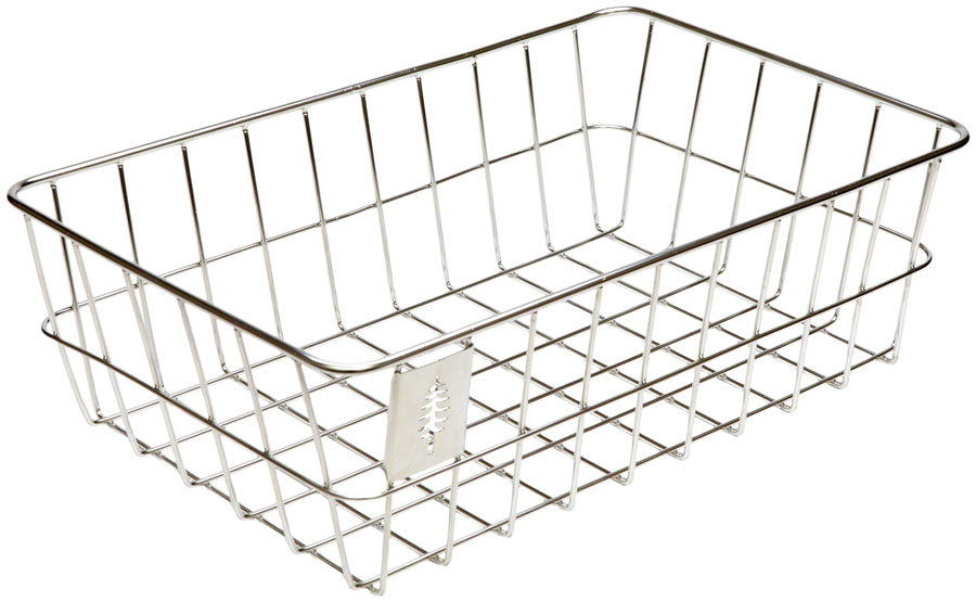 Portland Design Works Timber to Town ZigZag Basket - Silver Medium