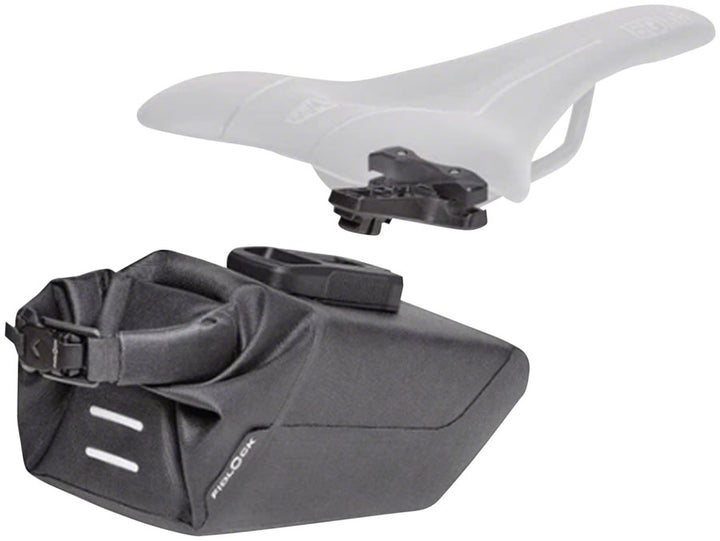 Fidlock Pinclip Saddle Bag and Base - Medium Black