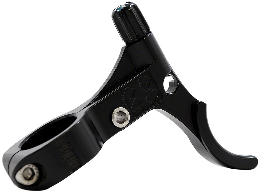 Paul Component Engineering E-Lever Brake Lever - Left Side For Drop Bar 23.8mm Bar Clamp BLK Anodized