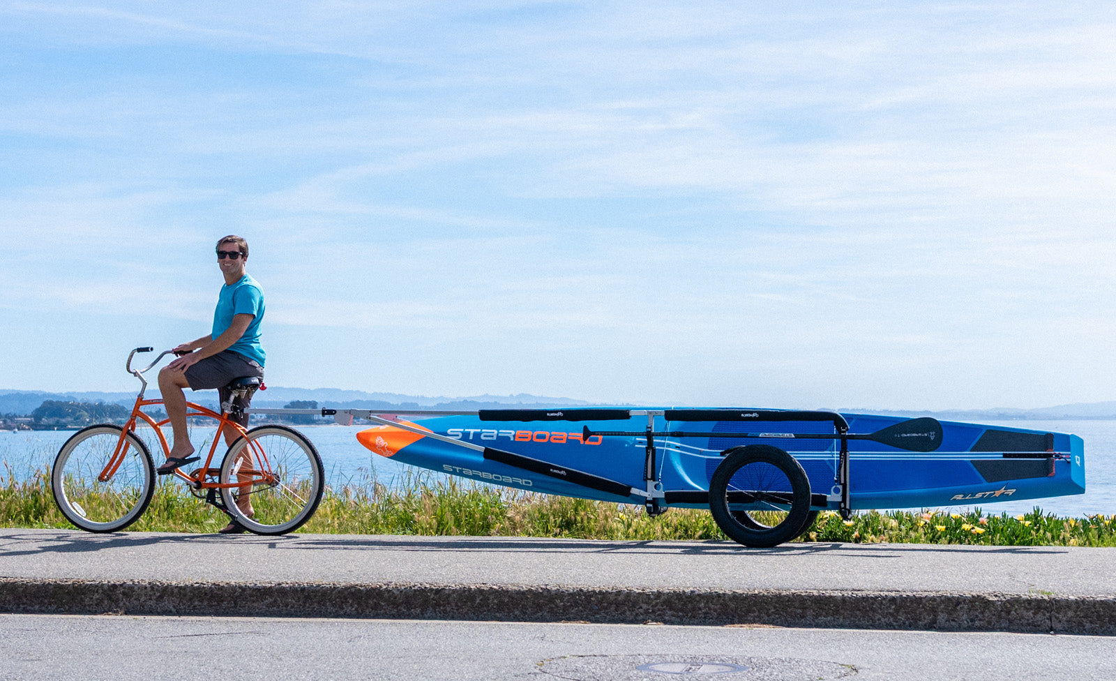 MBB SUP and Kayak Trailer V2 - Aluminum Frame