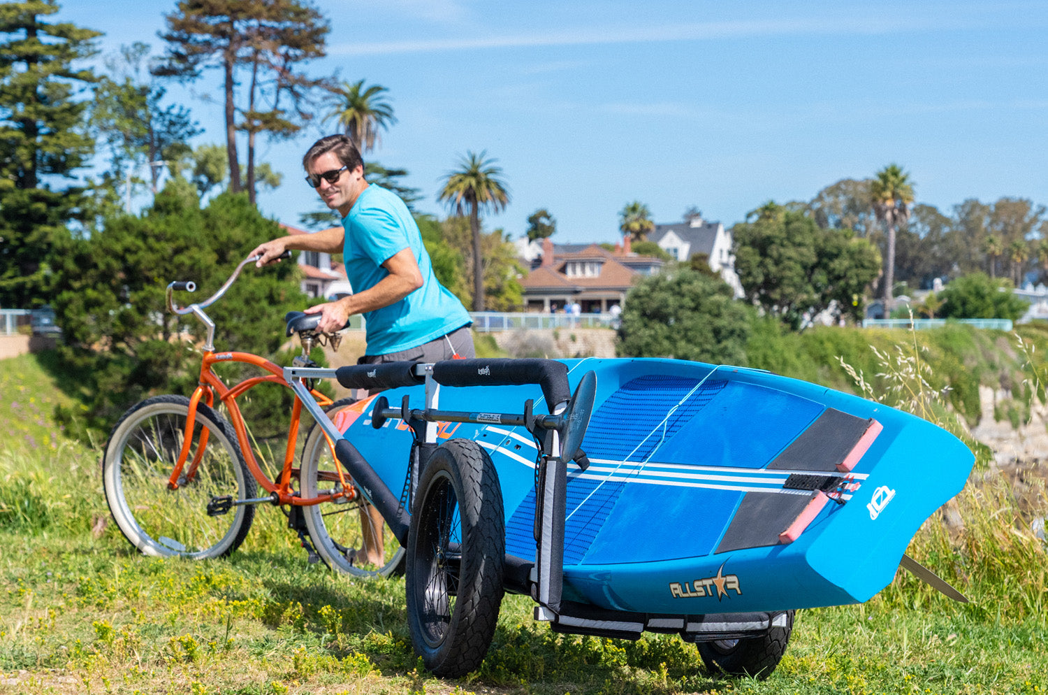 MBB SUP and Kayak Trailer V2 - Aluminum Frame