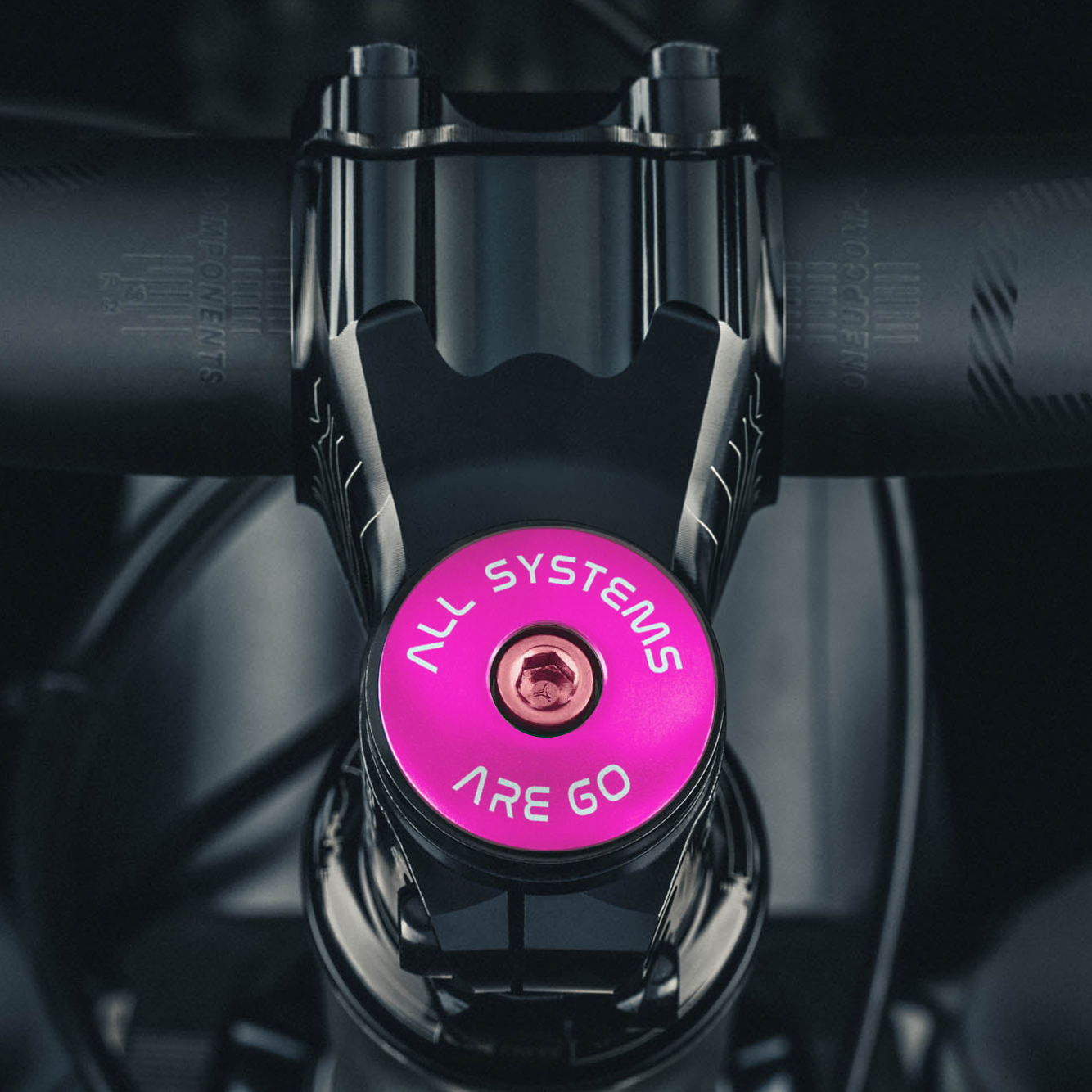 All Systems Are Go Bike Headset Cap