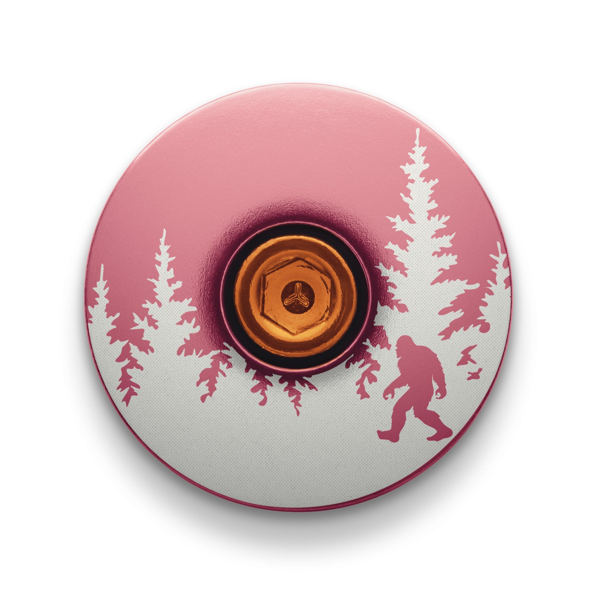 Bigfoot Hiding Custom Bike Top Cap