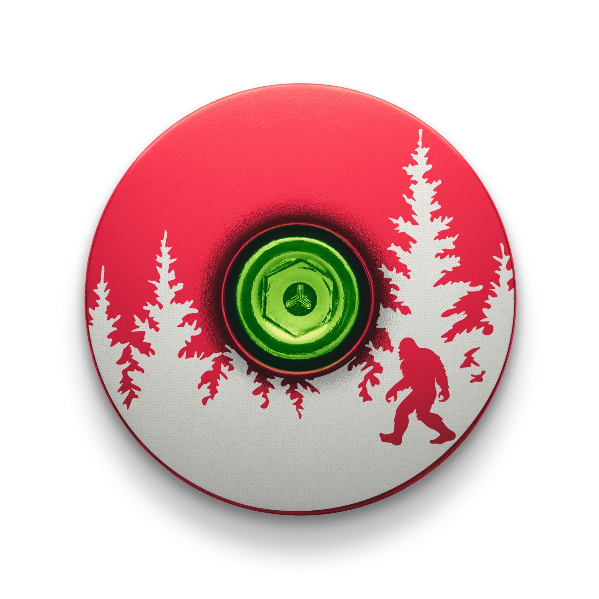 Bigfoot Hiding Custom Bike Top Cap