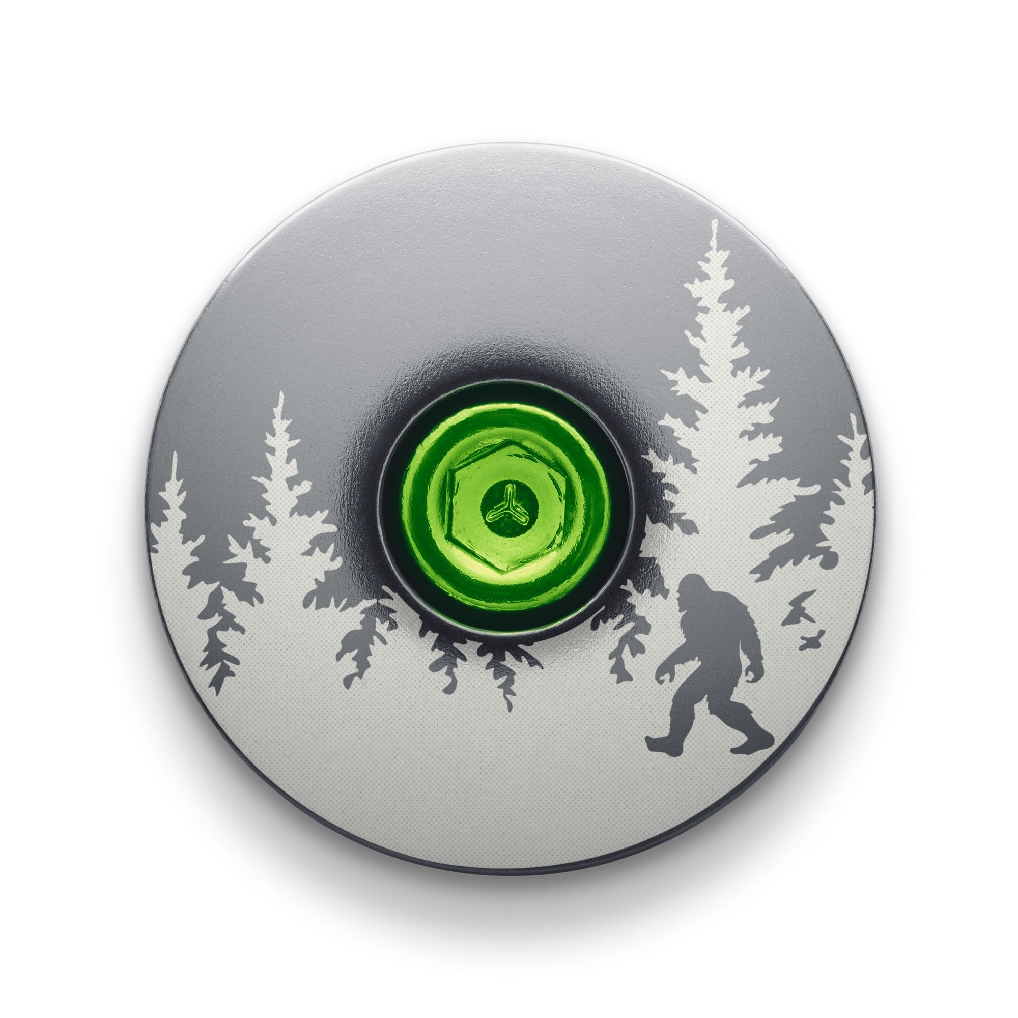 Bigfoot Hiding Custom Bike Top Cap