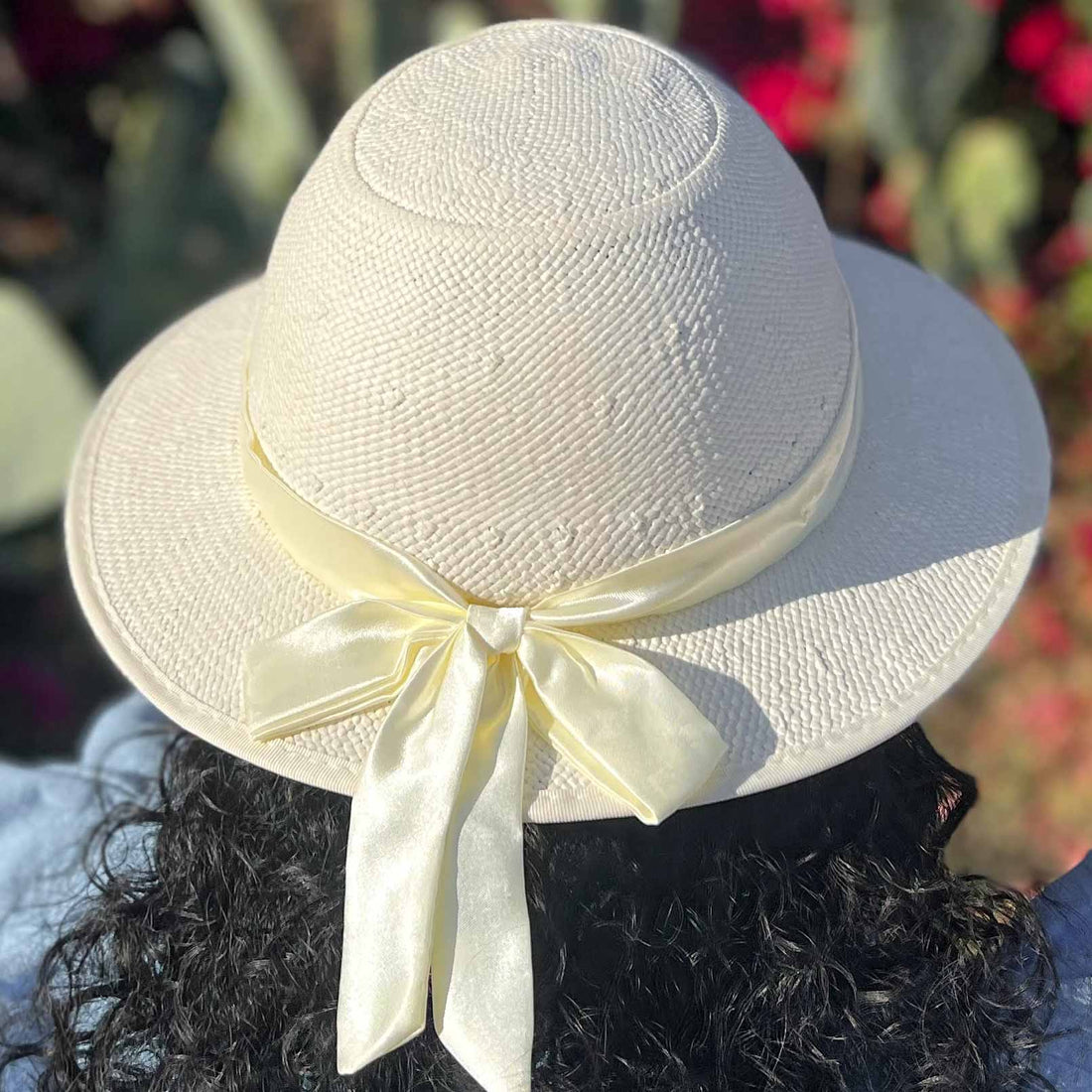 Straw Hat Helmet Ivory Cover ONLY