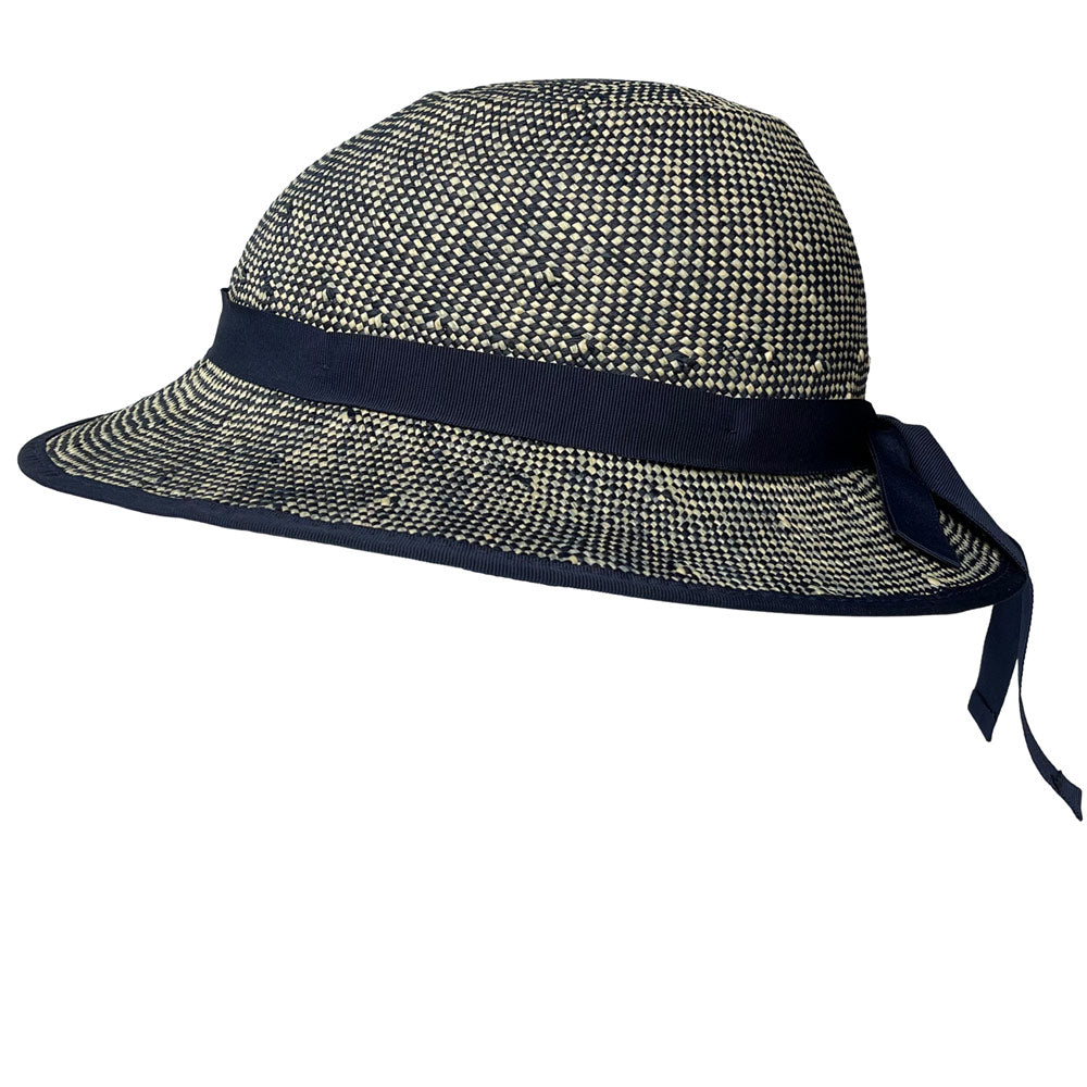 Straw Hat Bike Helmet Shibori Blue - Comfort