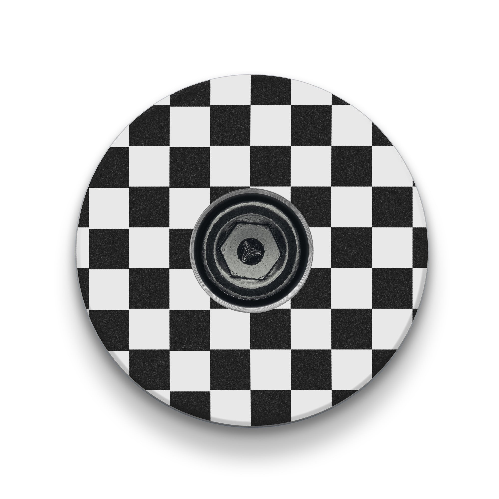 Checkerboard Pattern Custom Bicycle Headset Cap