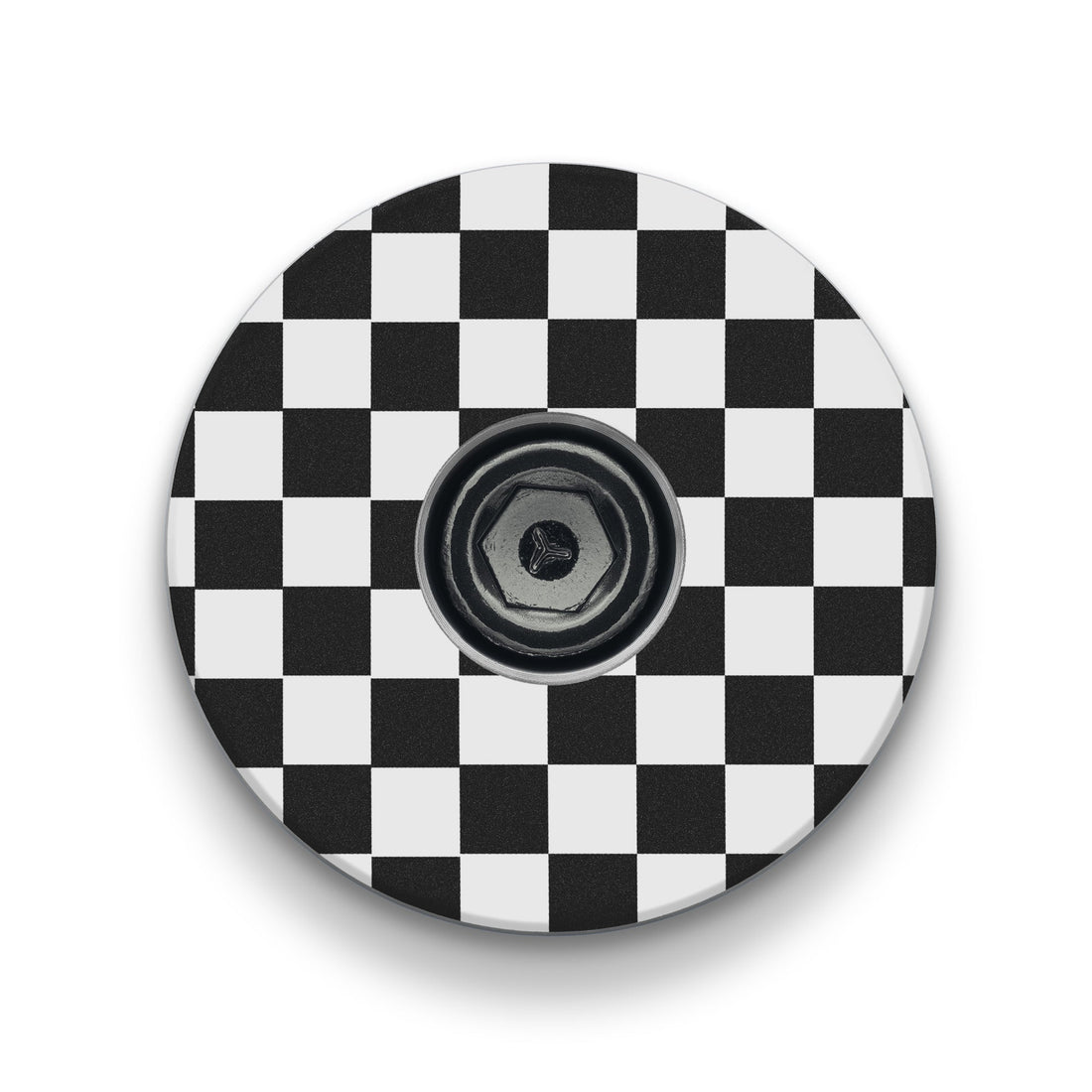 Checkerboard Pattern Custom Bicycle Headset Cap