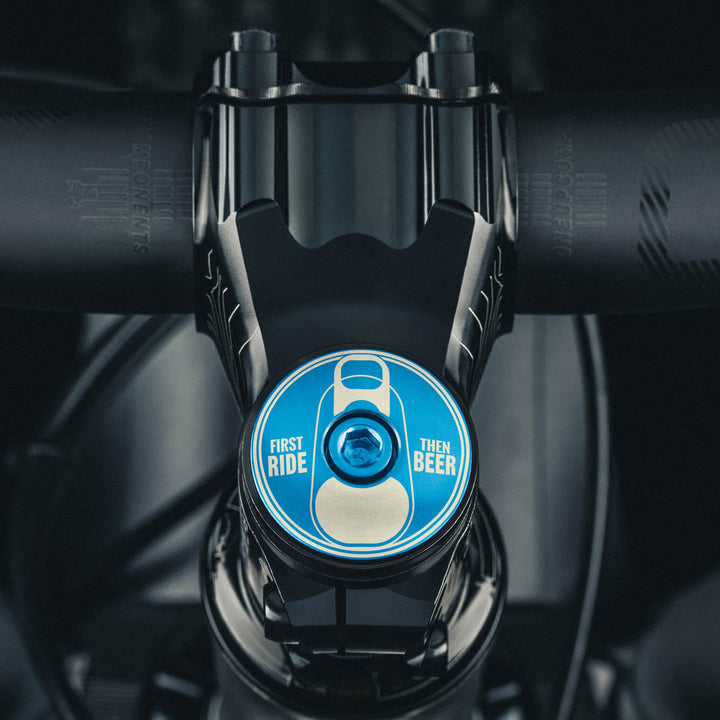First Ride Then Beer - Bicycle Headset Cap