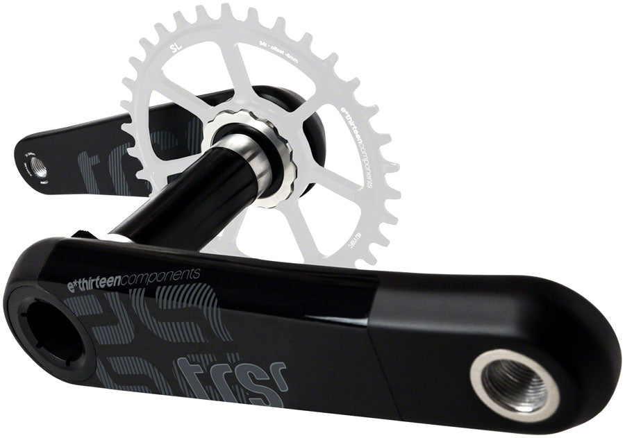 e*thirteen TRS Race Carbon Crankset - 175mm 73mm 30mm Spindle e-thirteen P3 Connect Interface BLK